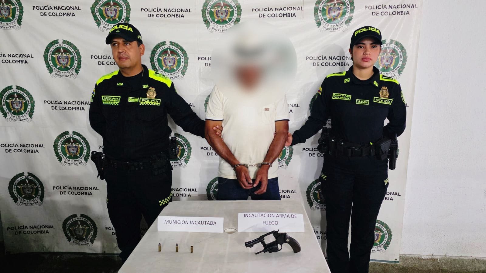 Capturado hombre de 46 años con un 'fierro' en Mogotes