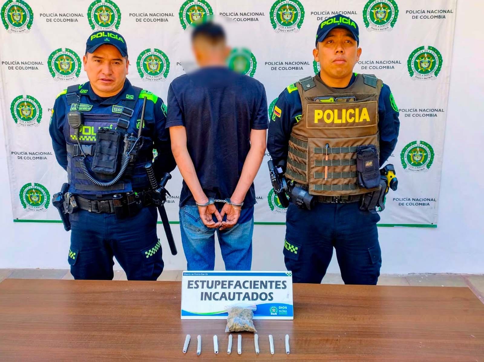 Acciones contra el microtráfico dejan dos capturados en San Gil