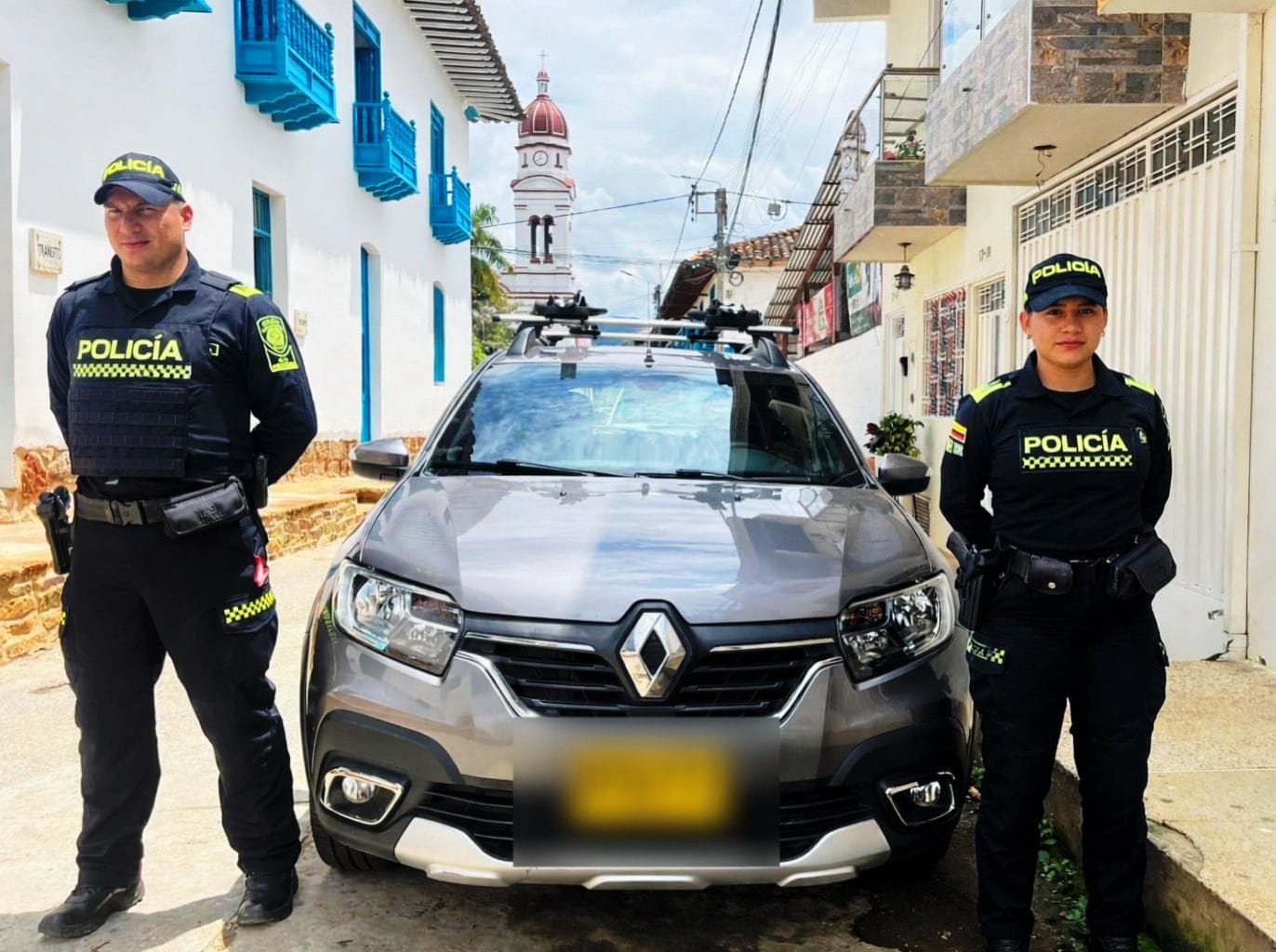 Vehículo hurtado en Barranquilla fue recuperado en Charalá