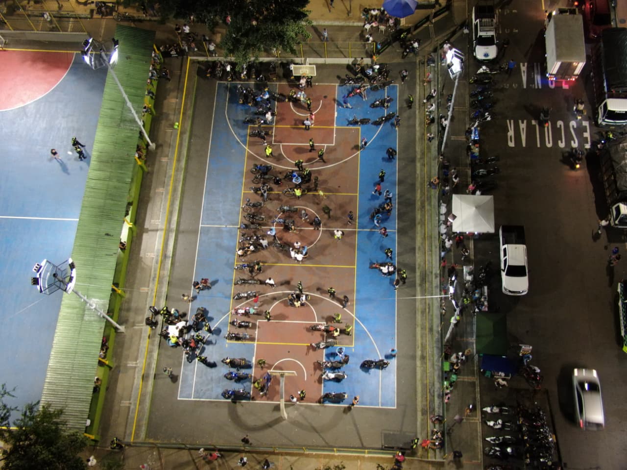 Contundente dispositivo de seguridad en el sector Girardot de Bucaramanga