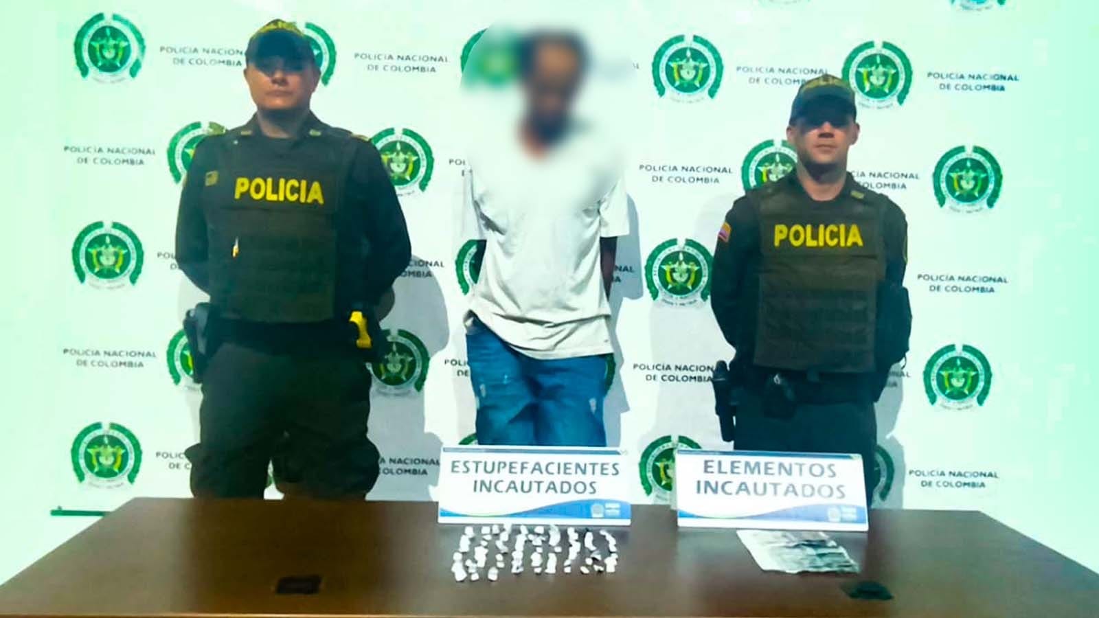 Capturan a un hombre con 71 dosis en San Gil