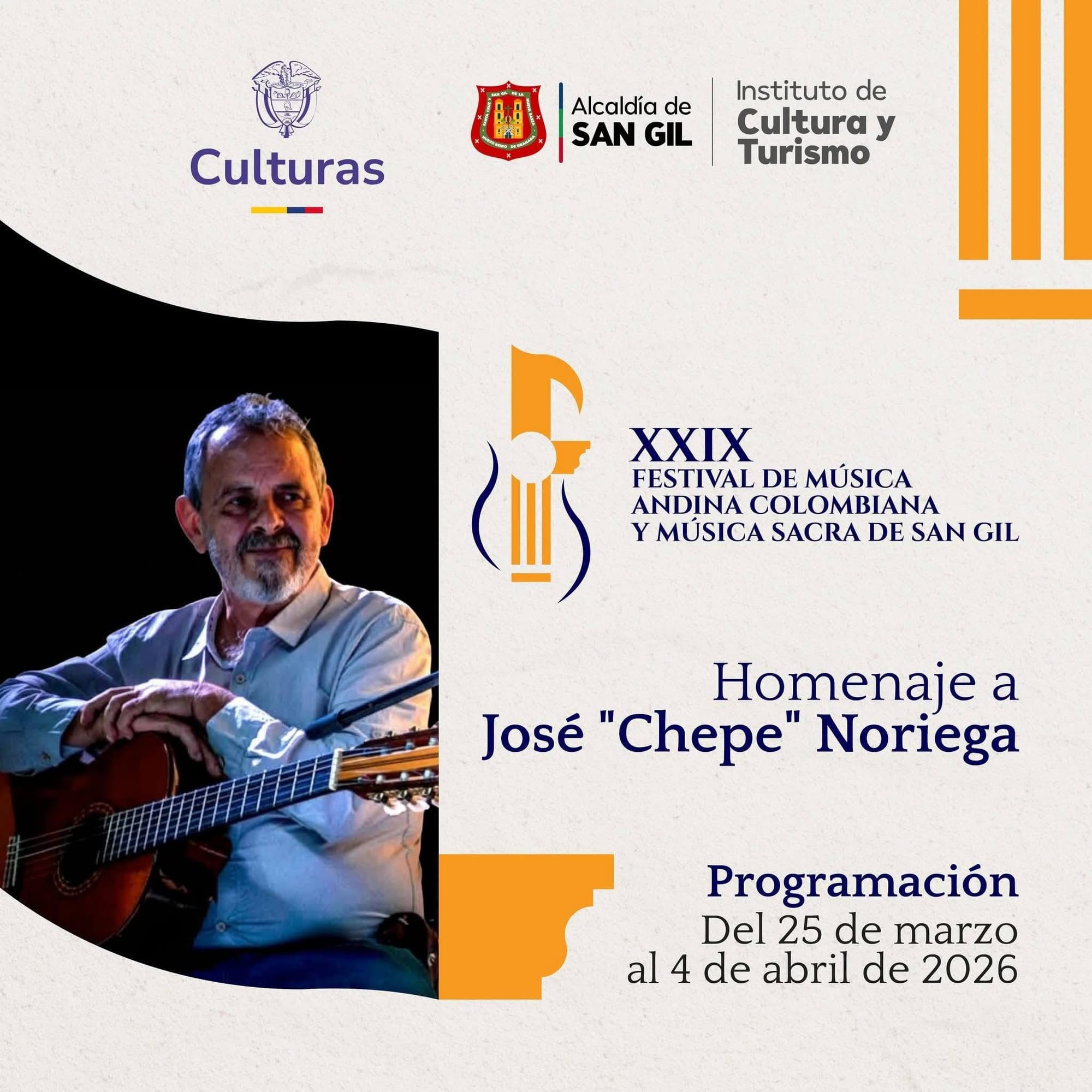 Inicia el Festival de Música Sacra y Andina 2026 en San Gil