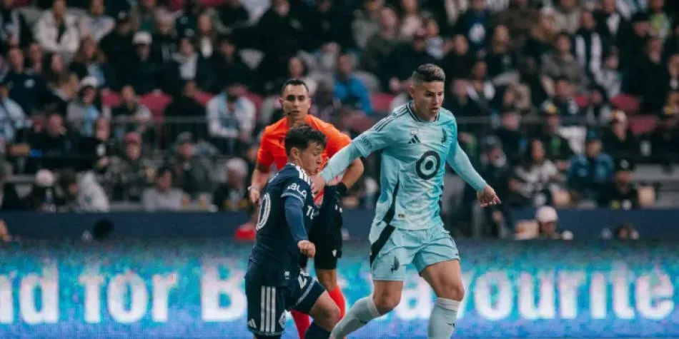 Debut amargo de James Rodríguez con Minnesota United en la MLS