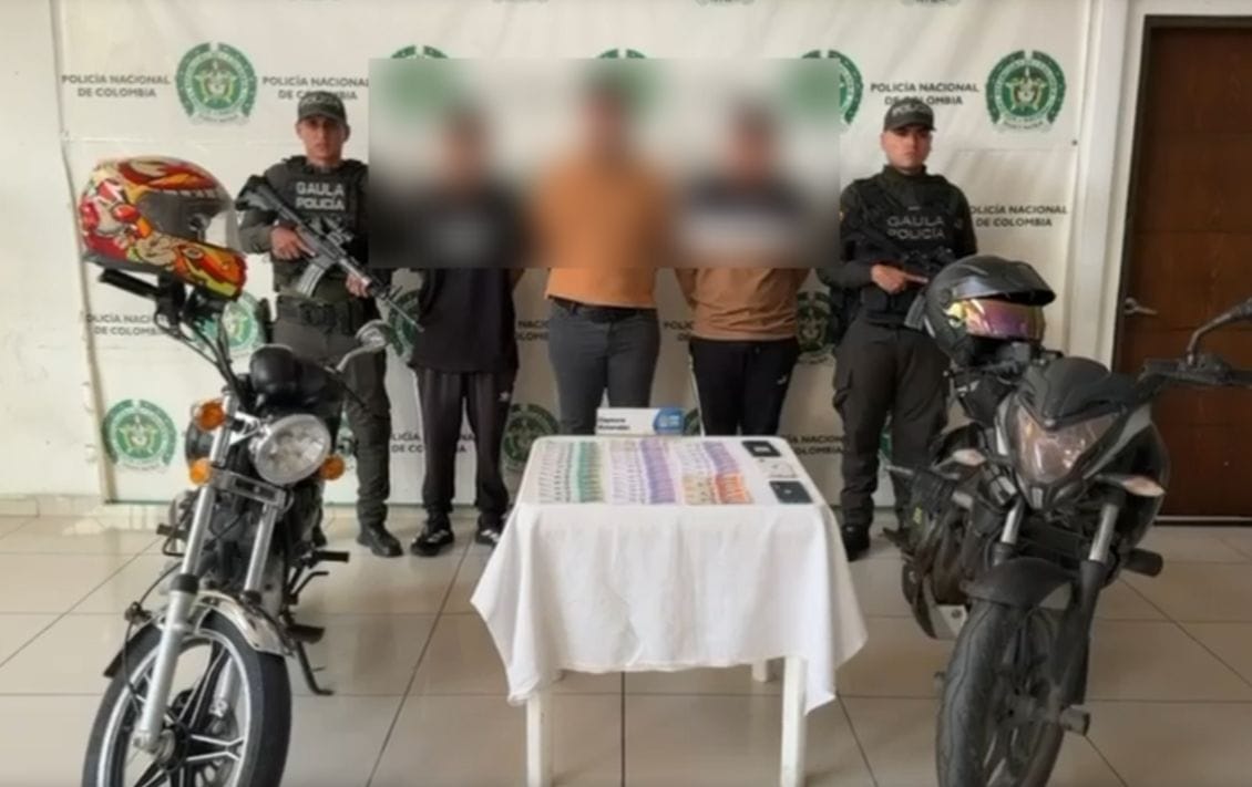 Extorsionistas fueron por 'lana' y salieron capturados en Bucaramanga