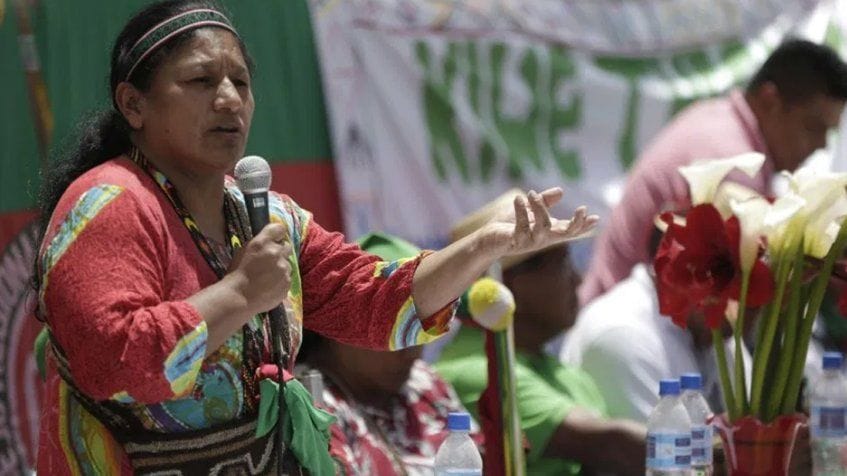 ¡Insòlito! Guerrillera indígena sería  vicepresidenta de Colombia
