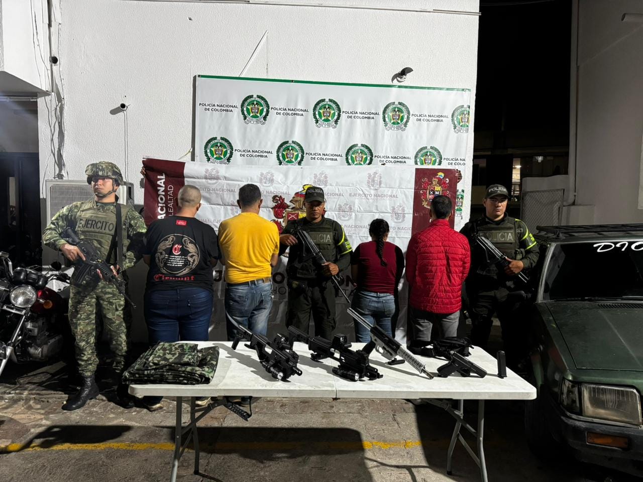 Capturados integrantes de ELN con armamento de alto poder