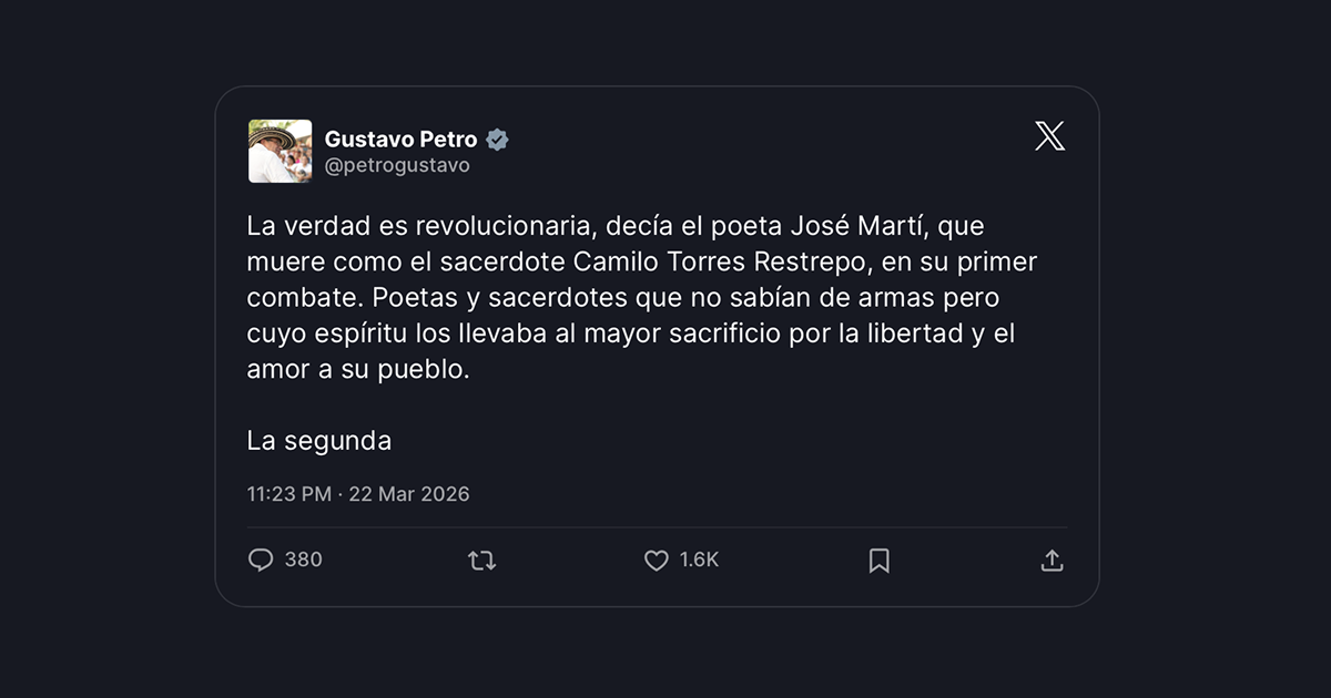 Petro desata nueva polémica: vincula entrampamientos a jefes de disidencias con asesinato de Miguel Uribe Turbay