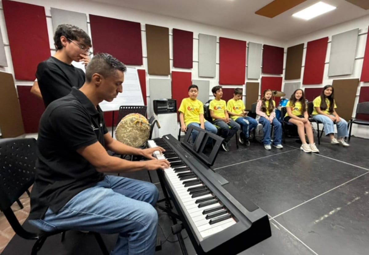 Niños del coro infantil de la Escuela Municipal de Artes y Oficios representan a Bucaramanga en Ibagué