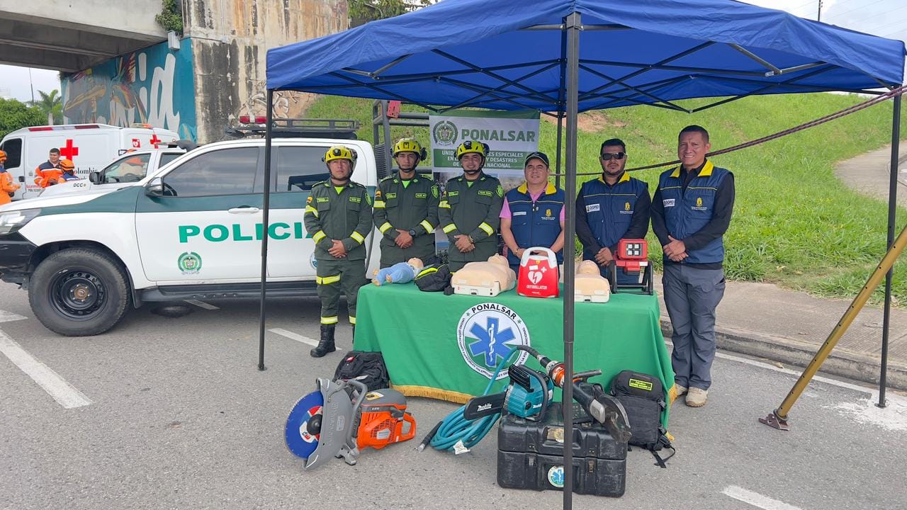 Puesto preventivo en el peaje de Lebrija coordinado por la Gobernación