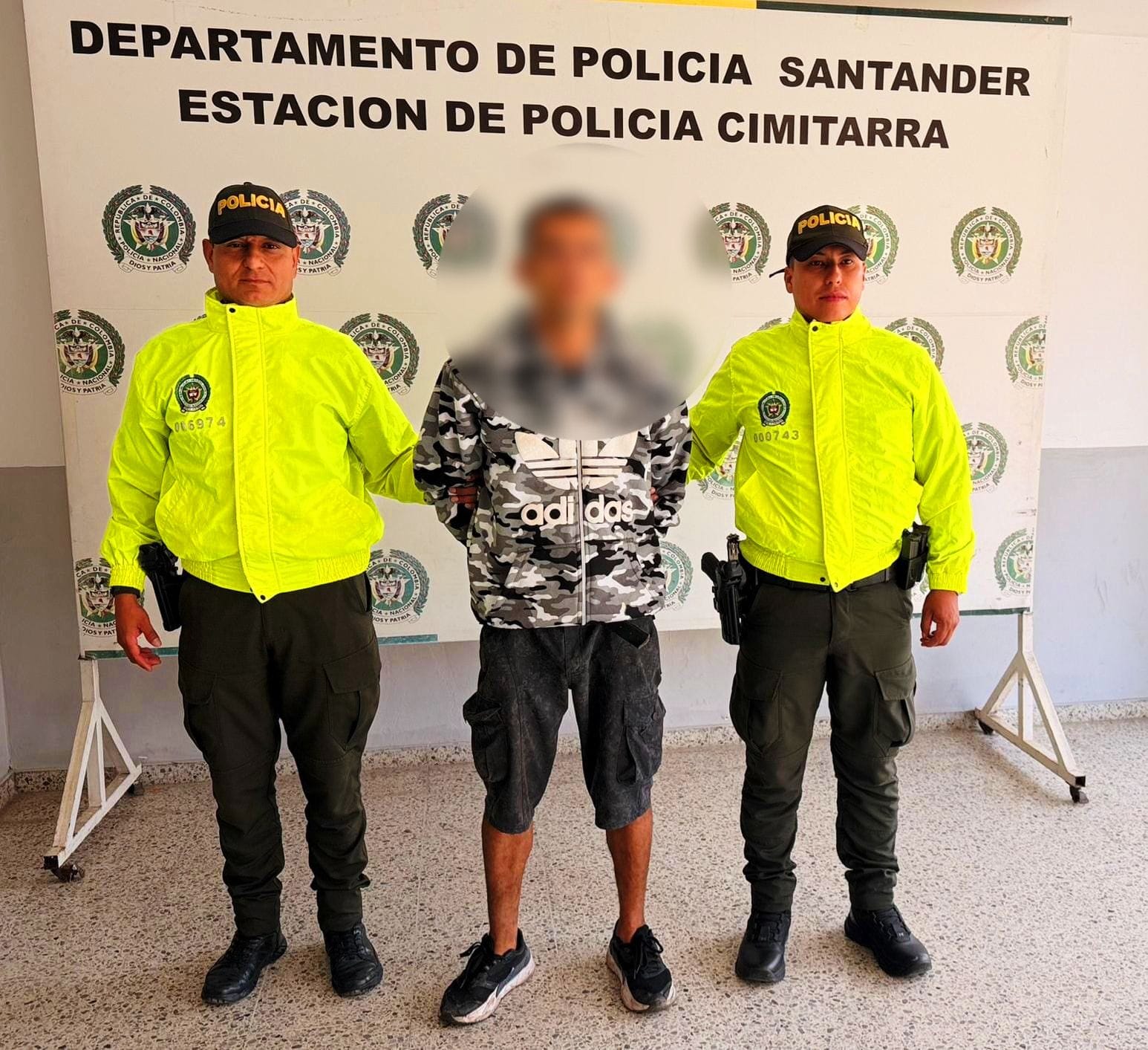 Policía capturó a hombre requerido por hurto calificado en Cimitarra