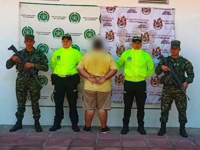 Capturan a hombre en El Socorro para cumplir condena por tráfico de estupefacientes