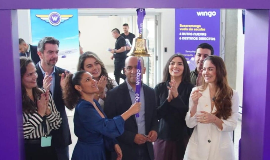 Wingo inicia oficialmente nuevas rutas desde Bucaramanga