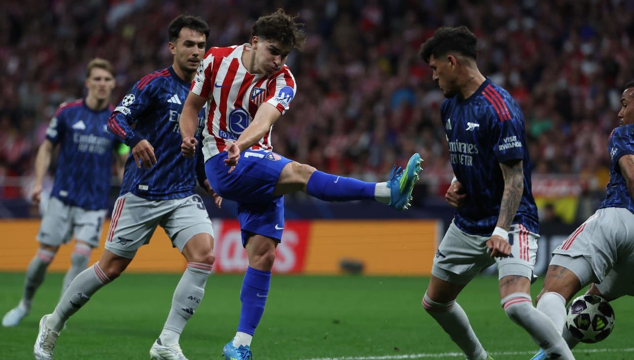 Atlético de Madrid y Arsenal empatan 1-1 en Champions