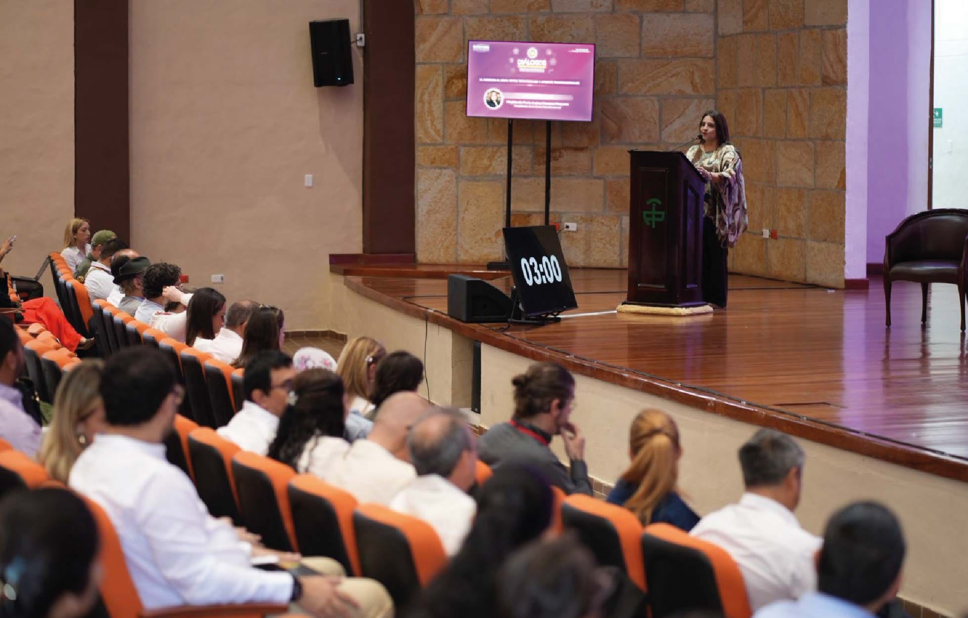 Presidenta de la Corte Constitucional desde Barichara: “El agua es un derecho autónomo y sin su garantía la dignidad no es posible”