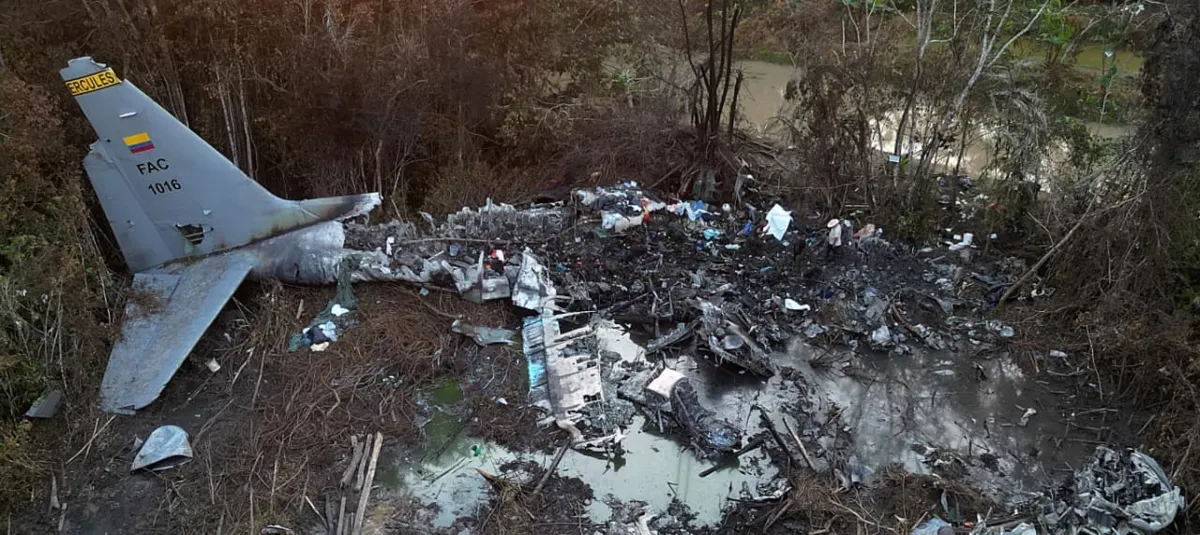 Gobierno Petro habría generado archimillonario daño fiscal al no asegurar avión el Hércules FAC 1016 accidentado en Putumayo