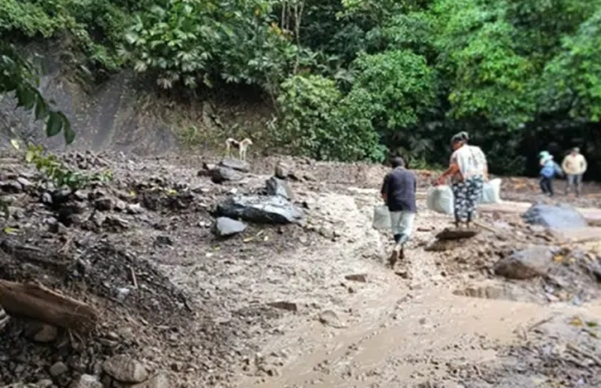 Bloqueada la Transversal del Carare hay crisis de movilidad en el sur de Santander
