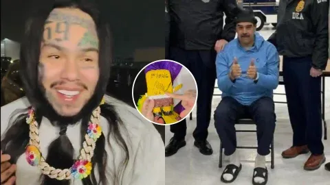 Tekashi 6ix9ine revela convivencia con Maduro en prisión