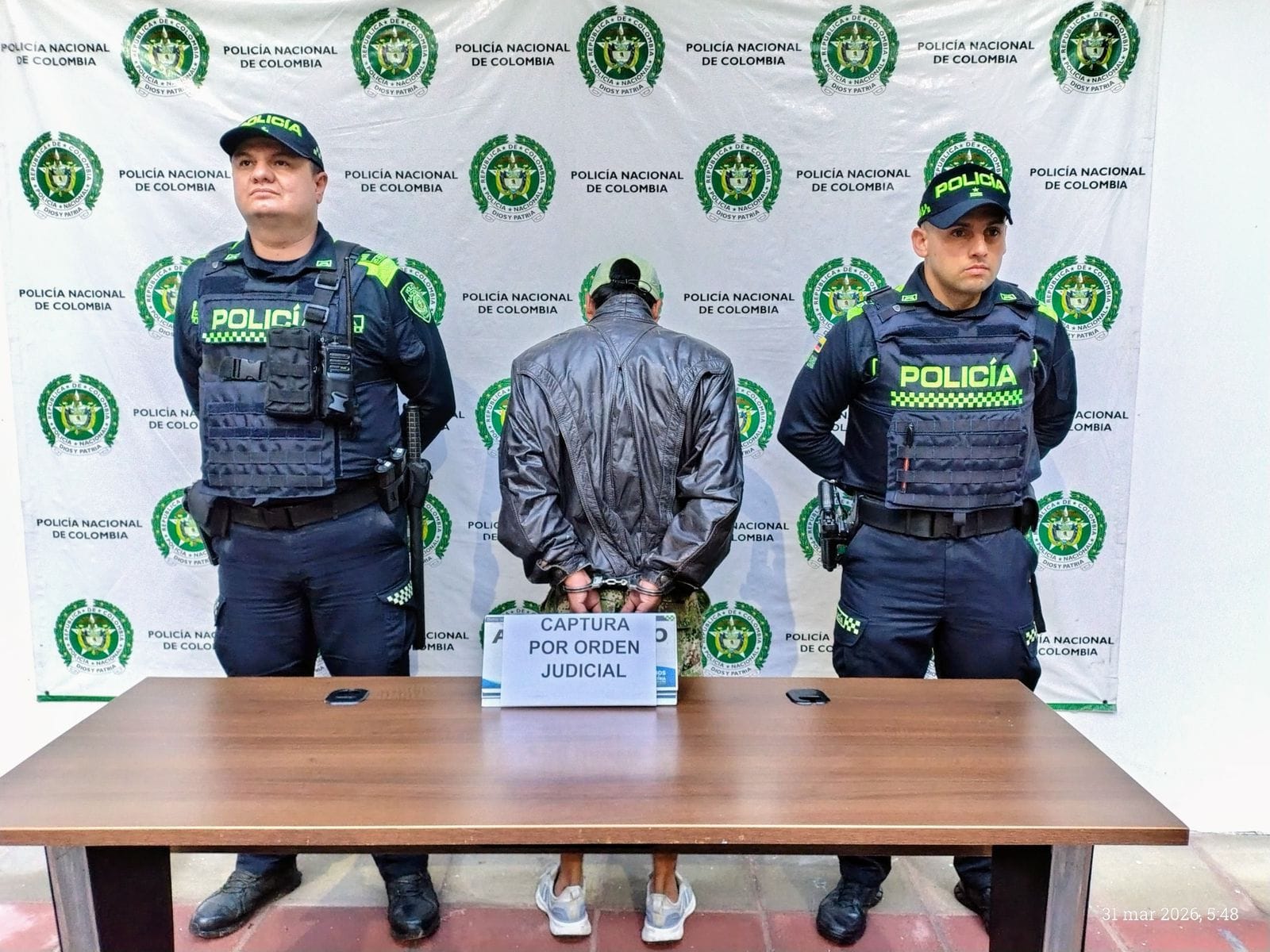 Cae en San Gil hombre que debía pagar condena por agredir a un policía