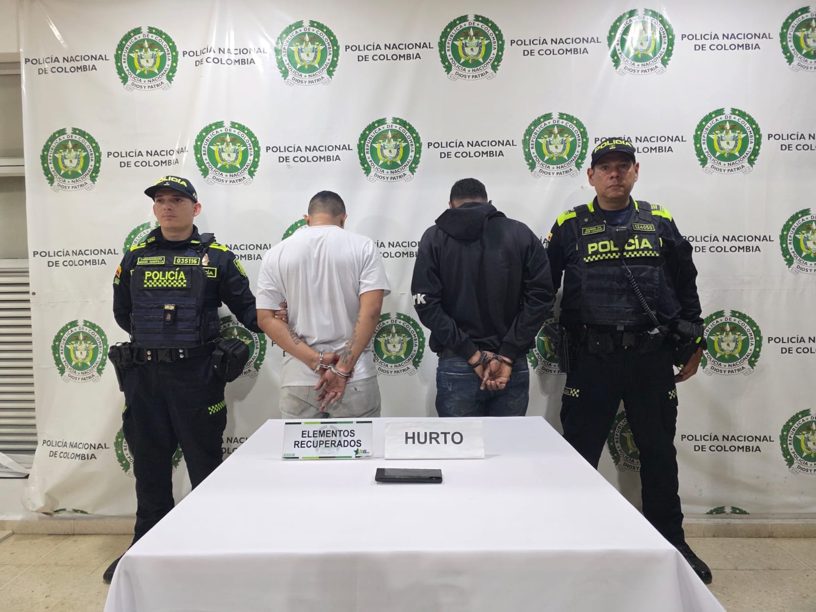 Persecución y captura: así cayeron dos señalados ladrones en Juan XXIII, Bucaramanga