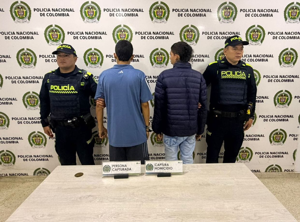 Capturados dos hermanos por homicidio en Floridablanca tras rápida reacción policial