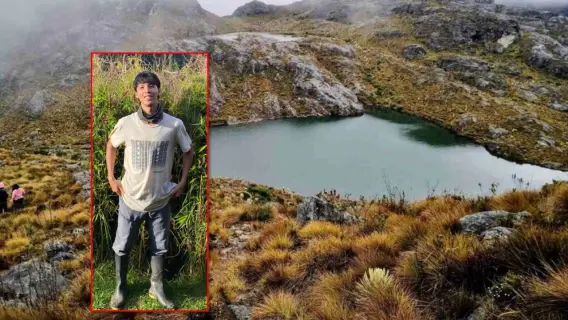 Vivito y coleando: aparece joven que se había extraviado en el Páramo de Santurbán
