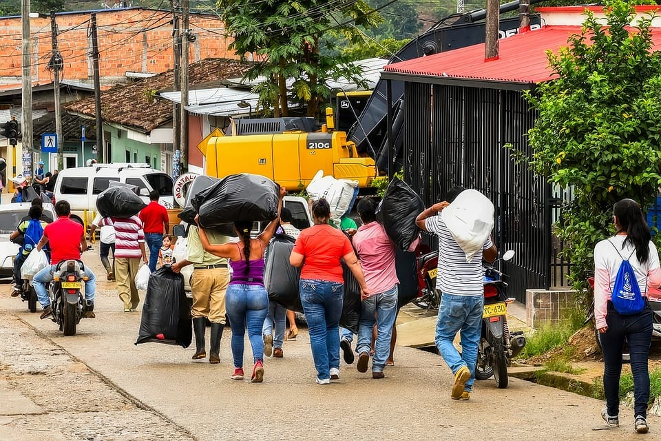 Colombia: Van más de 54 mil personas afectadas por el desplazamiento en 2026