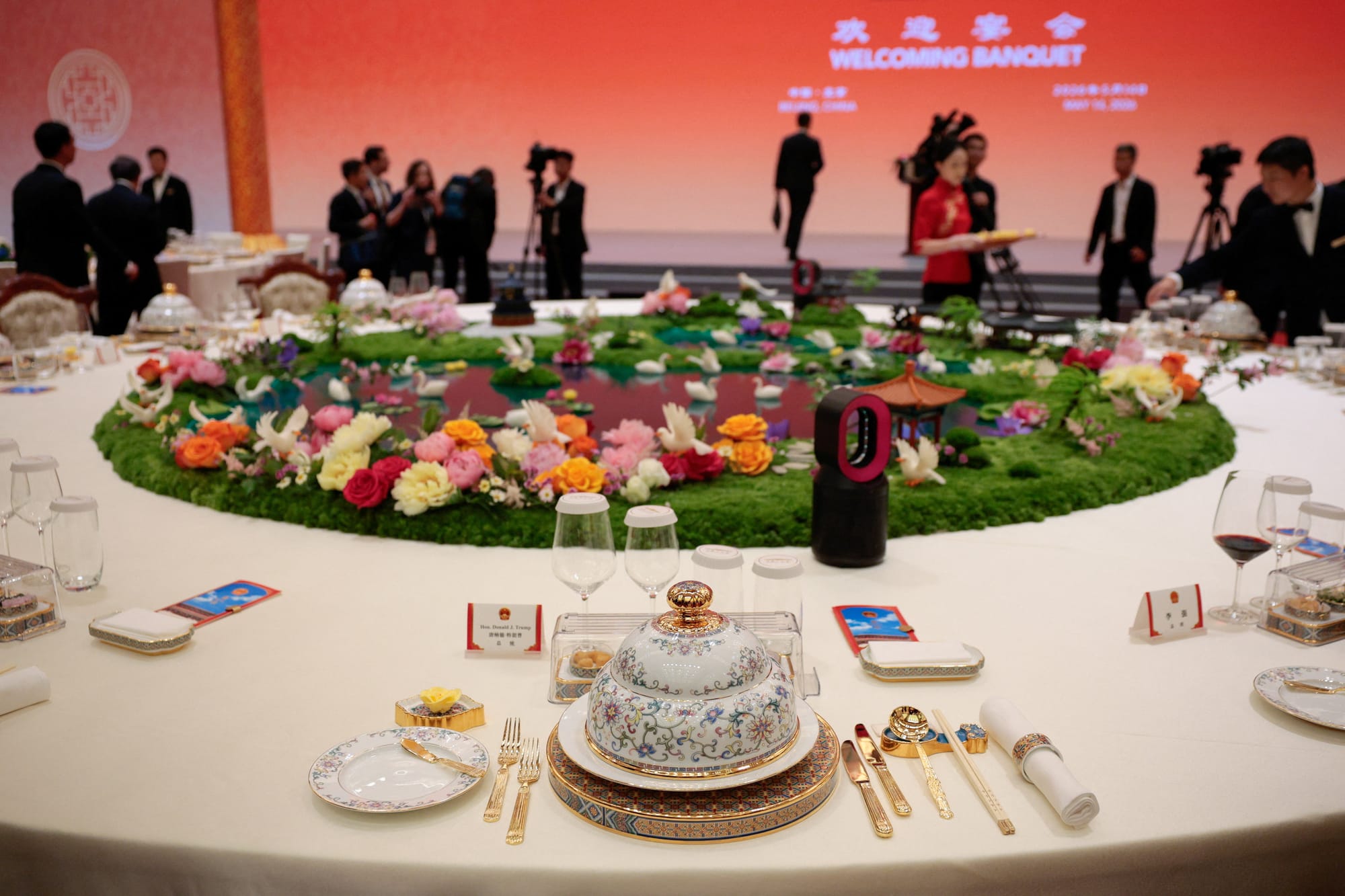 Donald Trump y Xi Jinping compartieron exclusivo banquete en Beijing