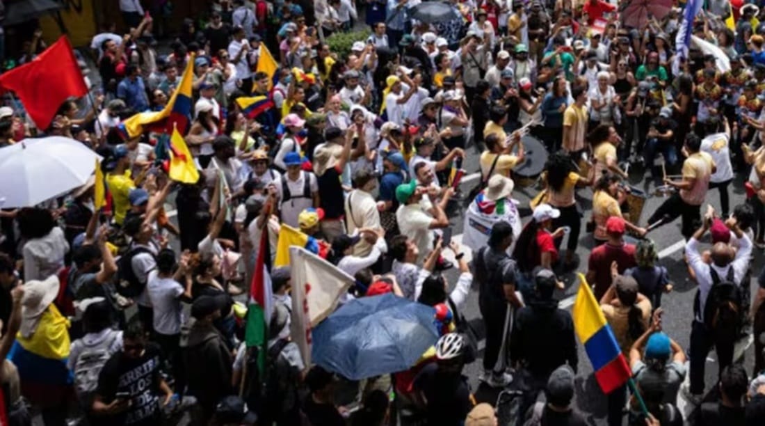 Marcha de los trabajadores fue pacífica en Bucaramanga
