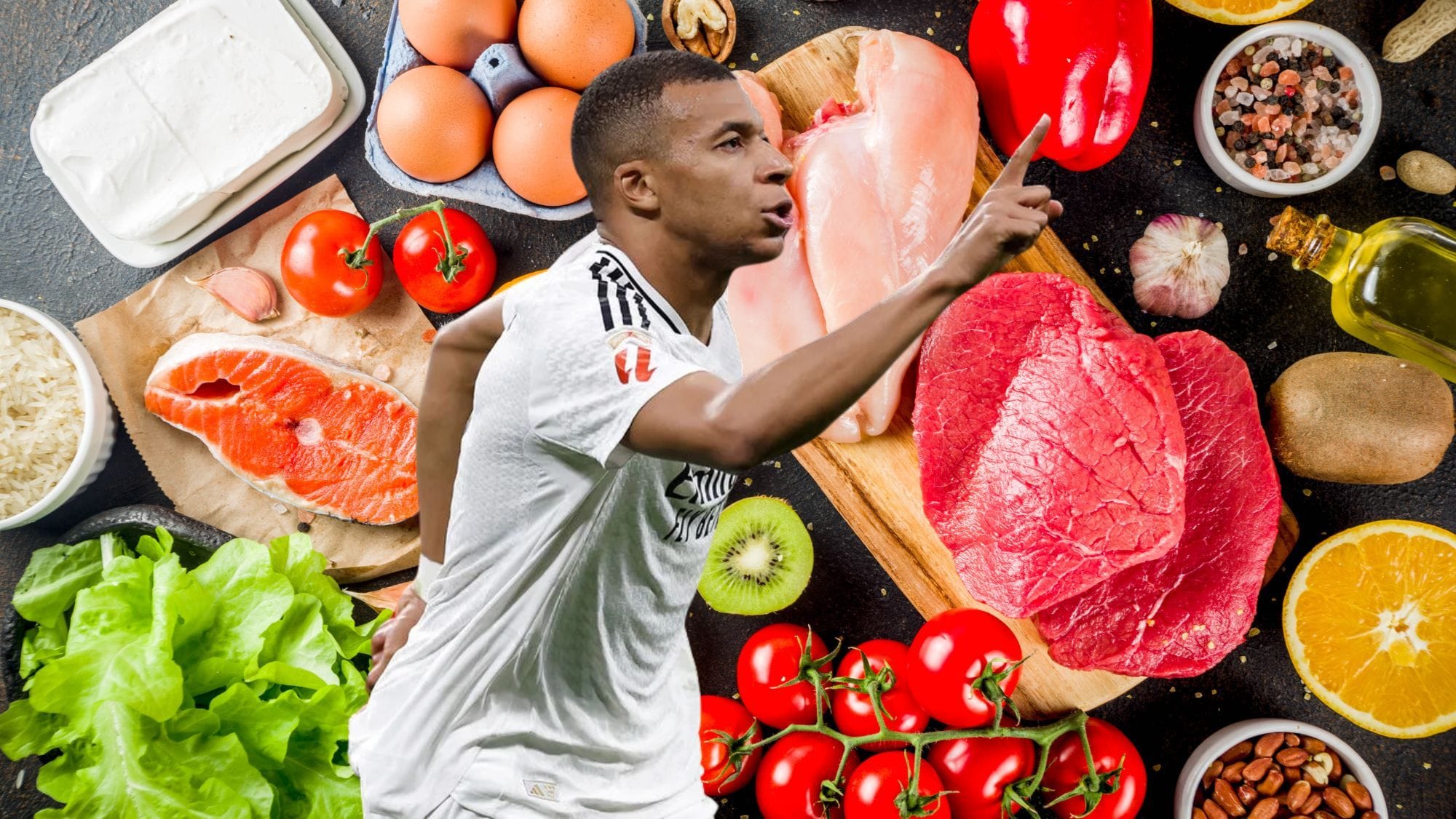 Kylian Mbappé incluye jamón ibérico en su dieta para potenciar su rendimiento físico