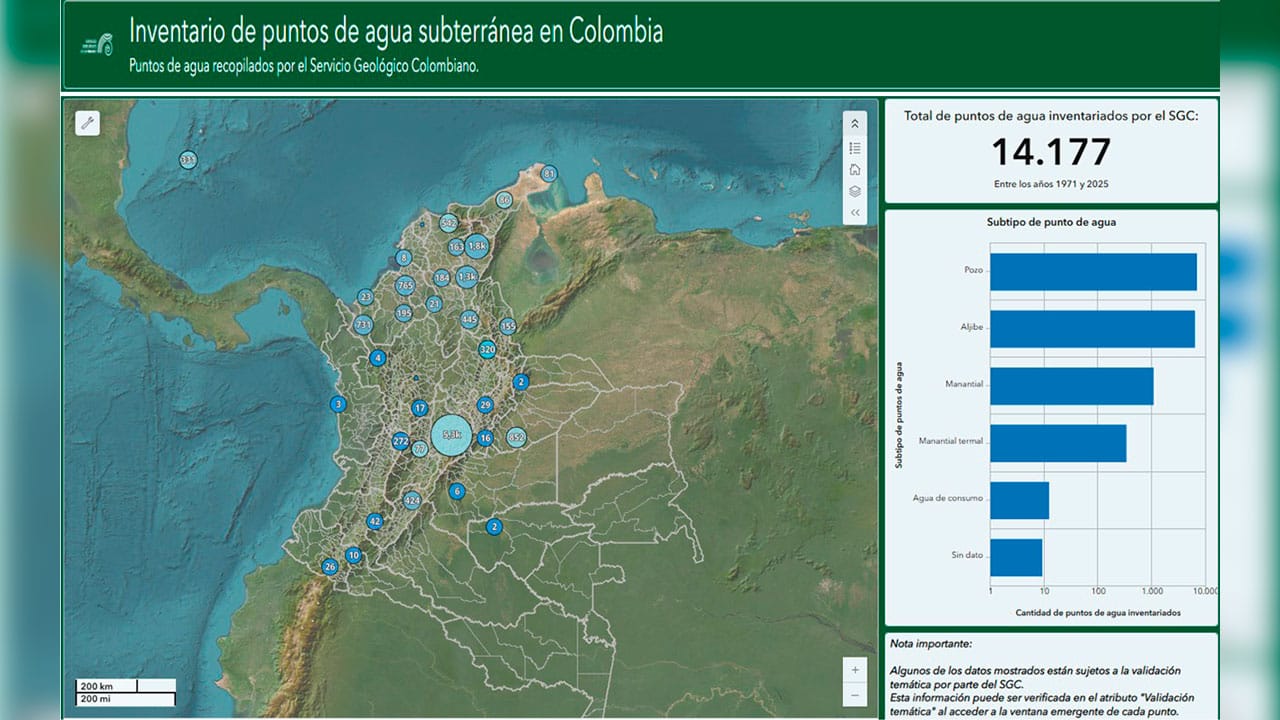Toda el agua subterránea del país a un clic