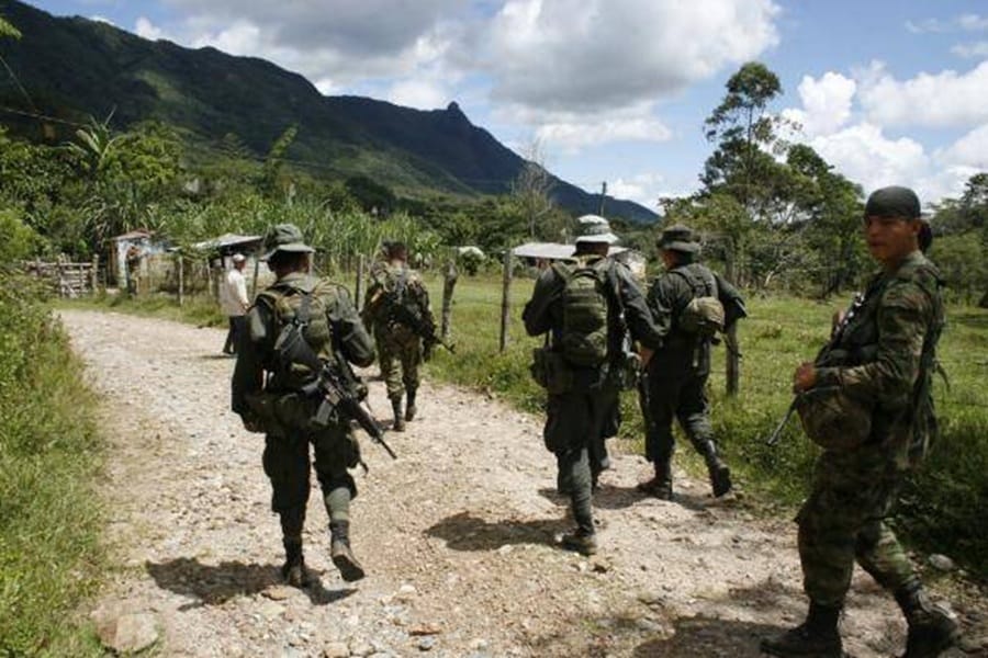 Guerrilleros reaparecen en Concordia, Antioquia