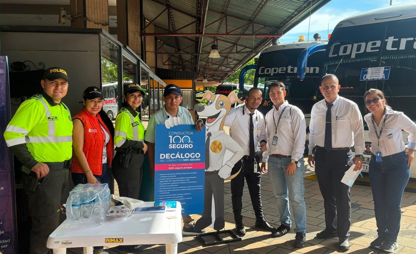 Copetran implementa campaña “Conductor 100% seguro”