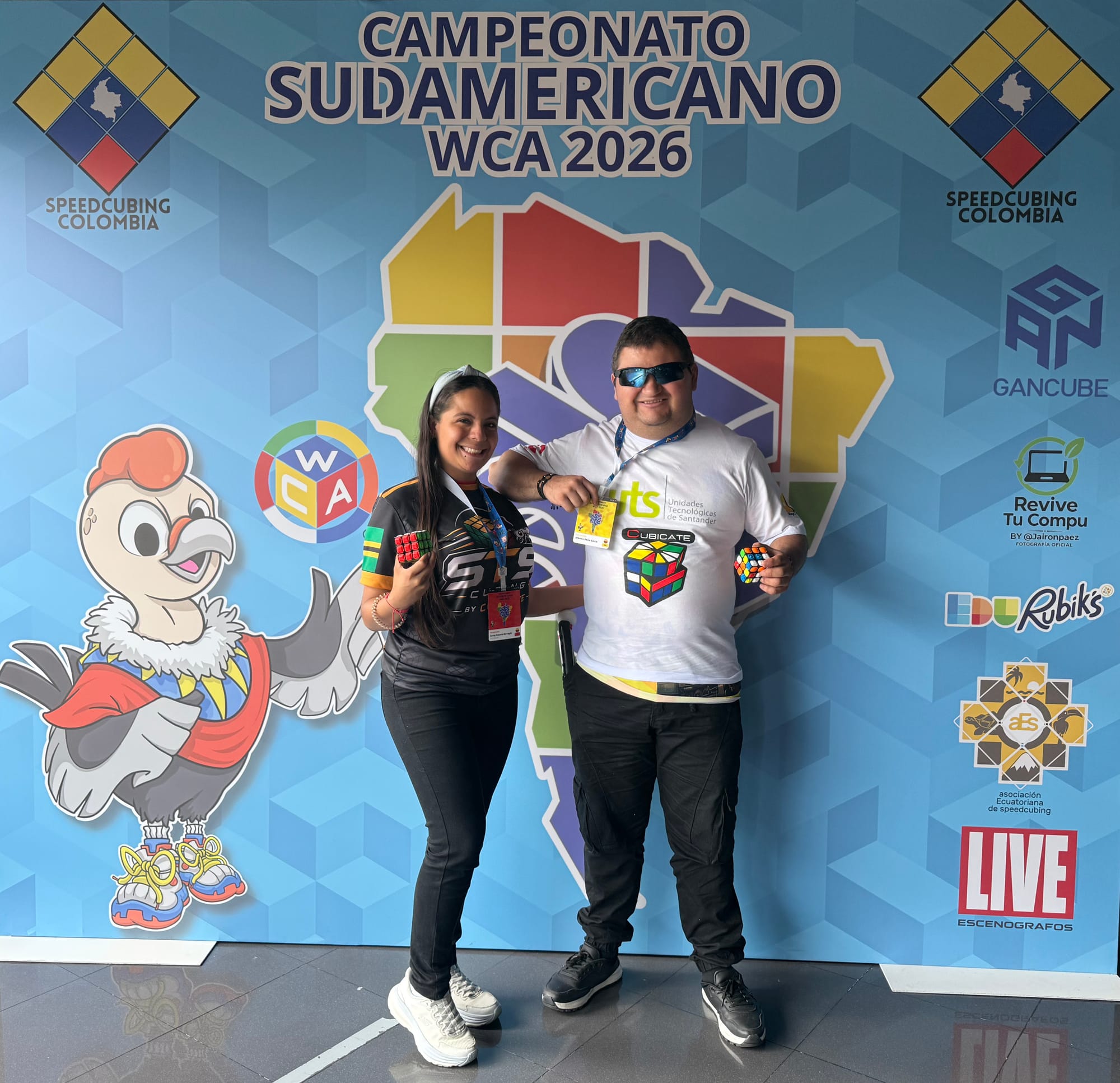 Estudiantes de las UTS participaron en Campeonato Sudamericano de Cubo Rubik