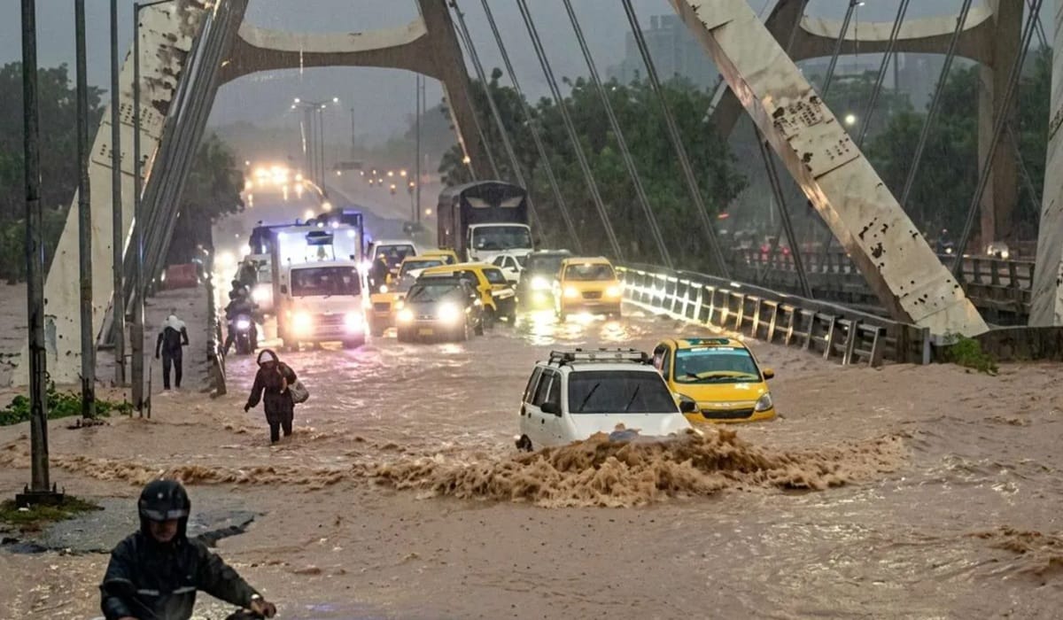 Área Metropolitana sufrió numerosas afectaciones tras torrencial aguacero