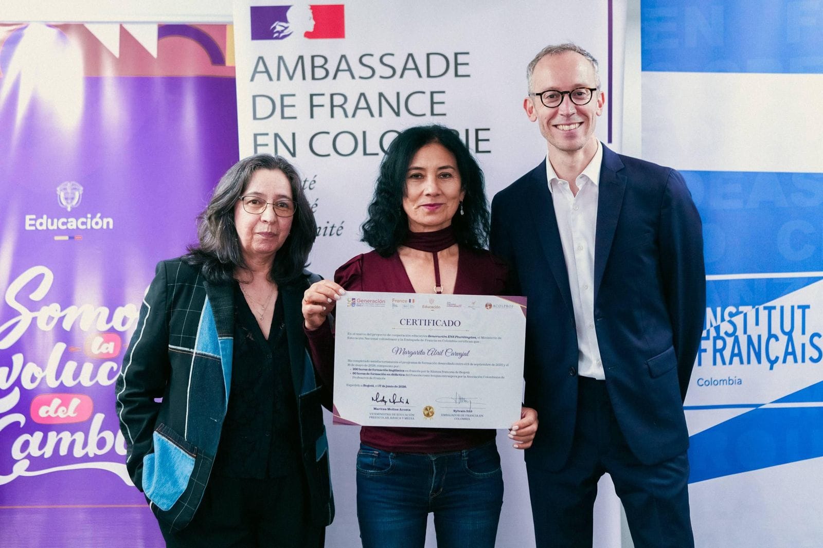 Docente santandereana se va a París tras destacarse en el proyecto Generación ENS+ Plurilingüe