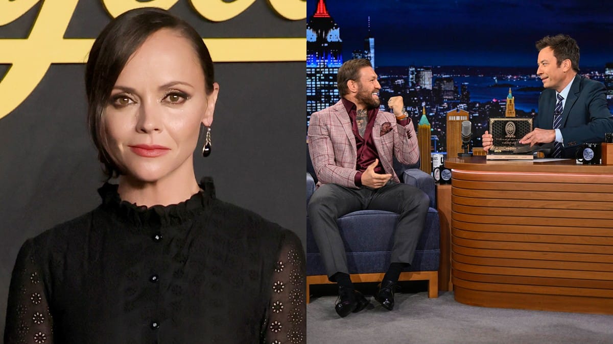 Christina Ricci cuestiona a Jimmy Fallon por entrevistar a Conor McGregor