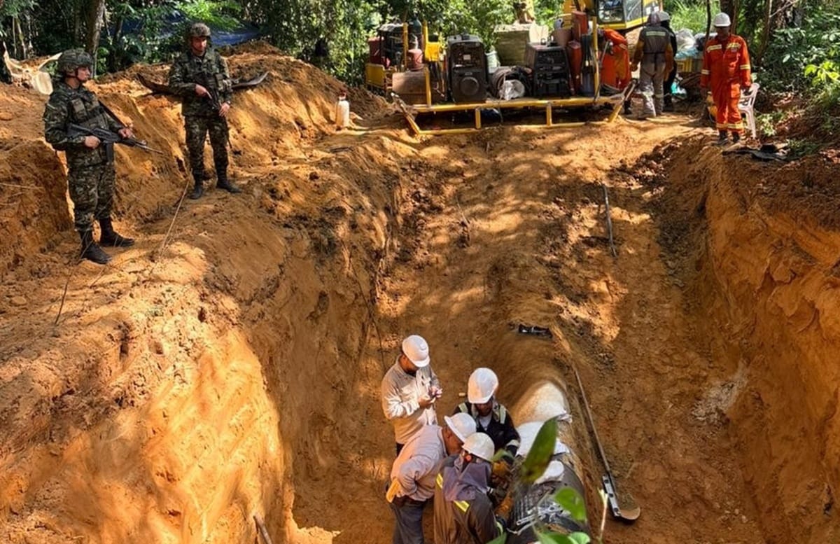Desativada válvula clandestina del ELN que 'ordeñaba' el oleoducto en Norte de Santander