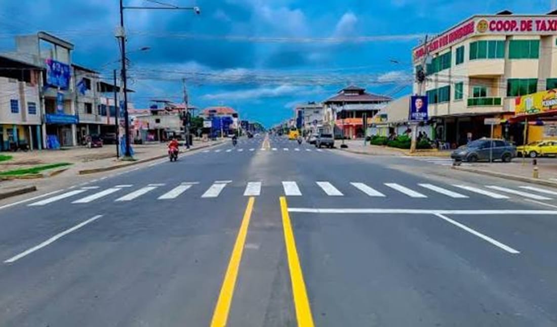 Renovación de la señalización horizontal en la autopista Bucaramanga - Floridablanca
