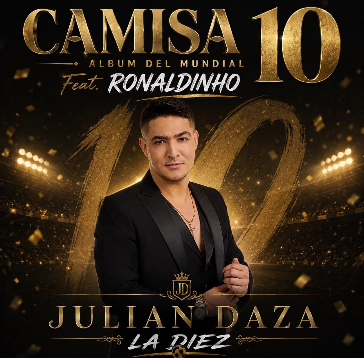 Julián Daza se une a Ronaldinho en “La Diez”