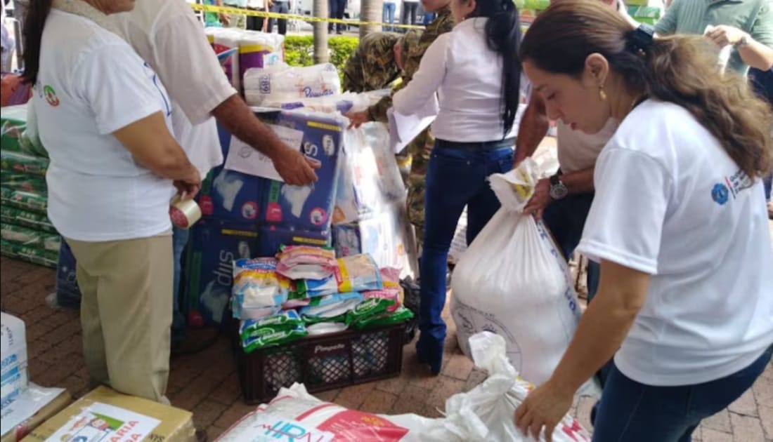 Excelente respuesta de los santandereanos con ayudas para Venezuela