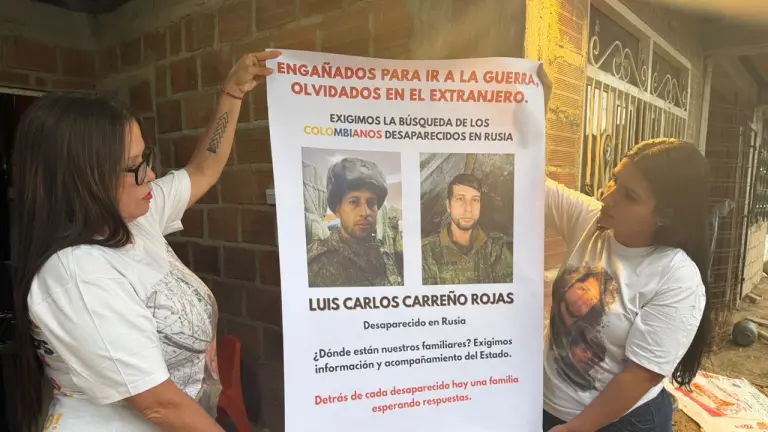 "Queremos saber si están vivos o muertos": familias santandereanas llevarán su clamor al Congreso por desaparecidos en la guerra de Rusia