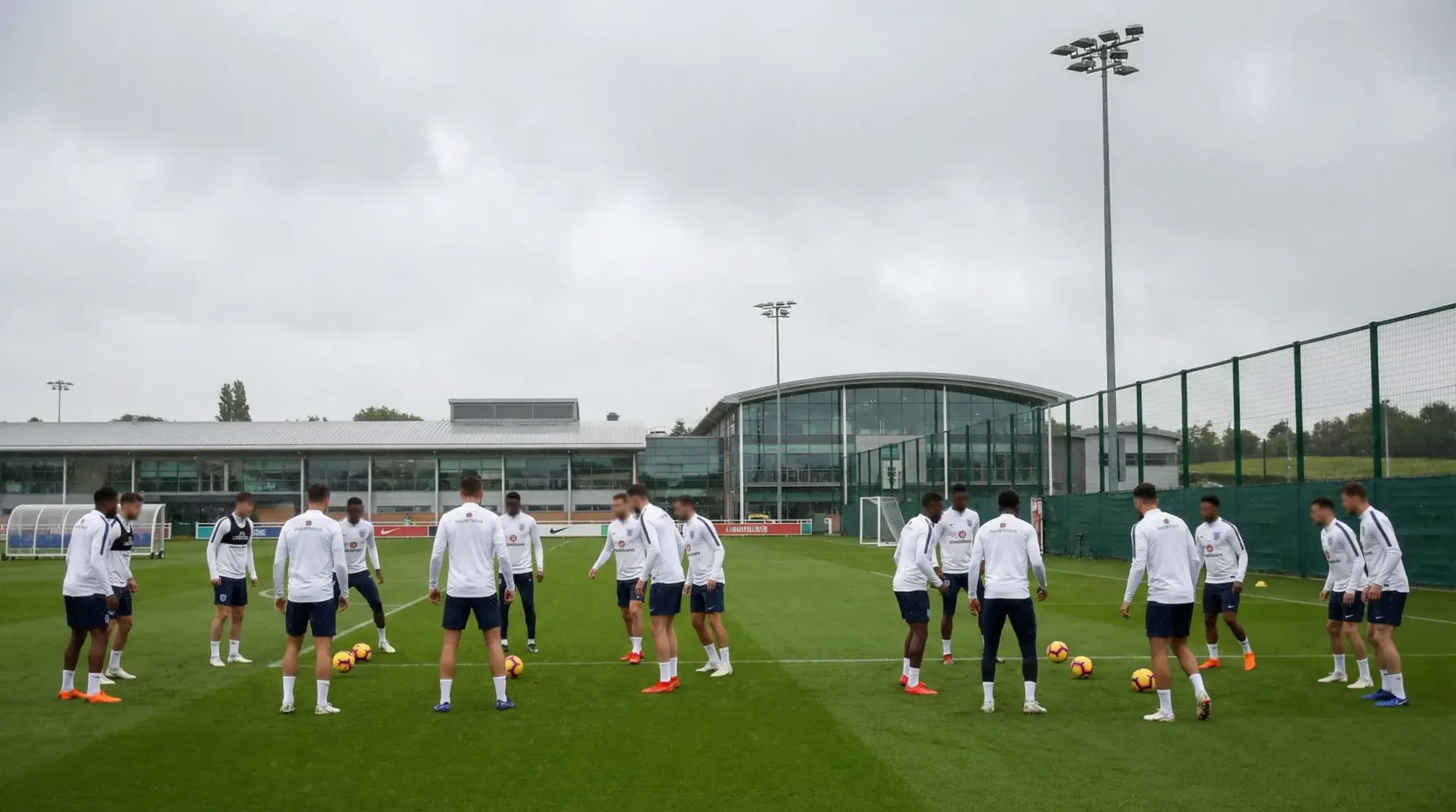 Inglaterra convierte su concentración mundialista en una fortaleza