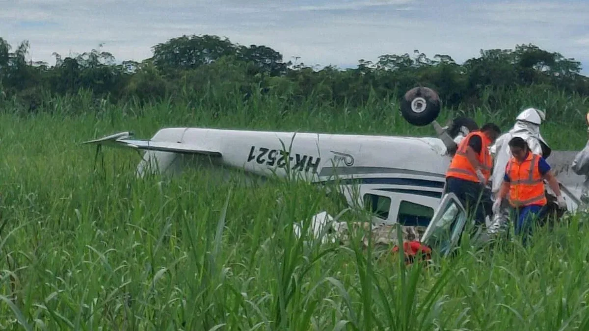 Cayó avioneta que cubría ruta entre Villavicencio y La Macarena y dejó cuatro muertos