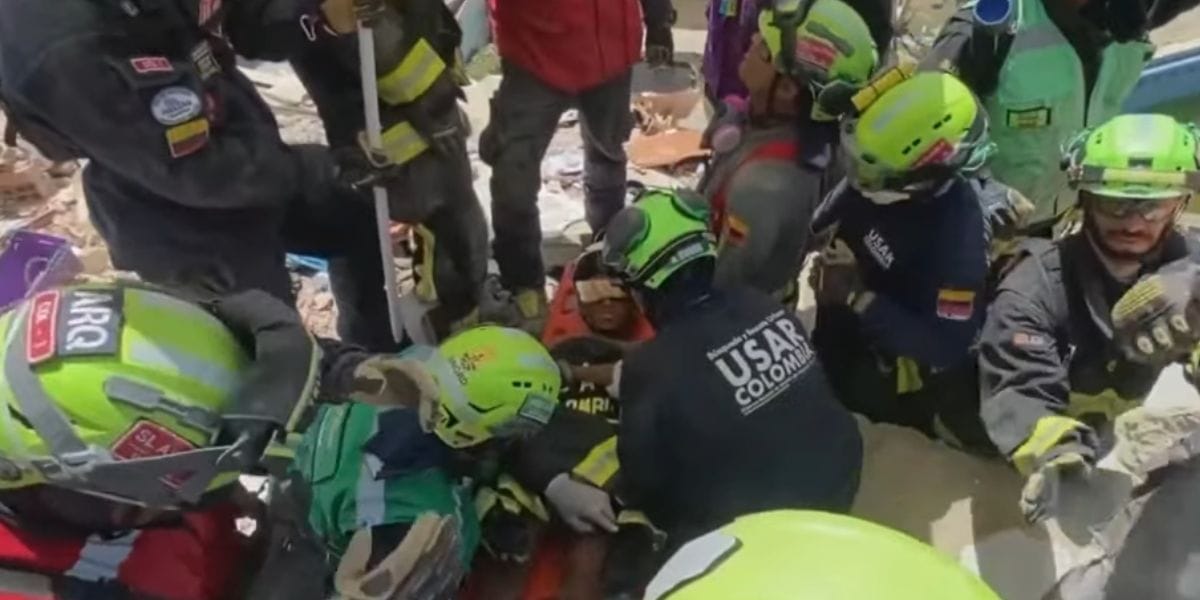 Rescatistas colombianos completan 130 horas de operaciones críticas en Venezuela