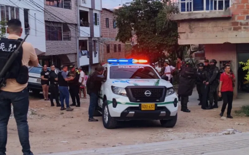 'La Momia' sembró el terror en Girón: disparó contra la Policía y tomó a su primo como rehén