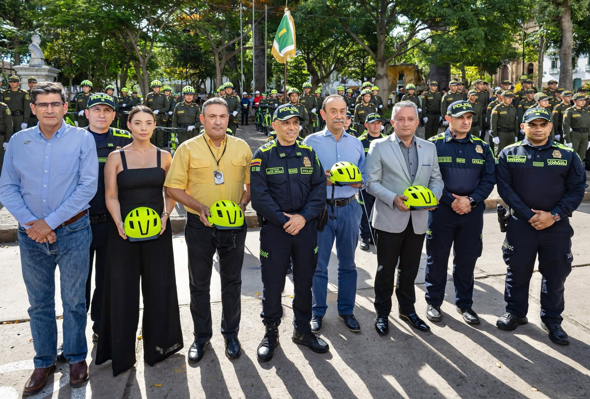 Juramento de Bandera a nuevos Auxiliares de Policía