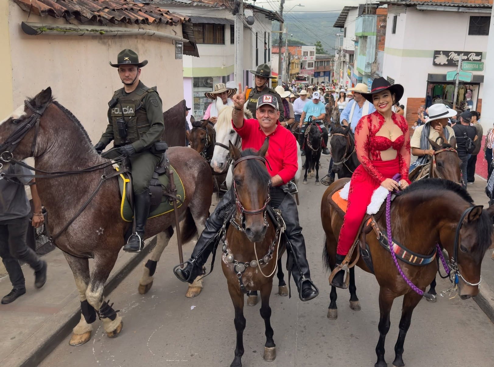 Gran Cabalgata en Ferias y Fiestas de San Vicente de Chucurí