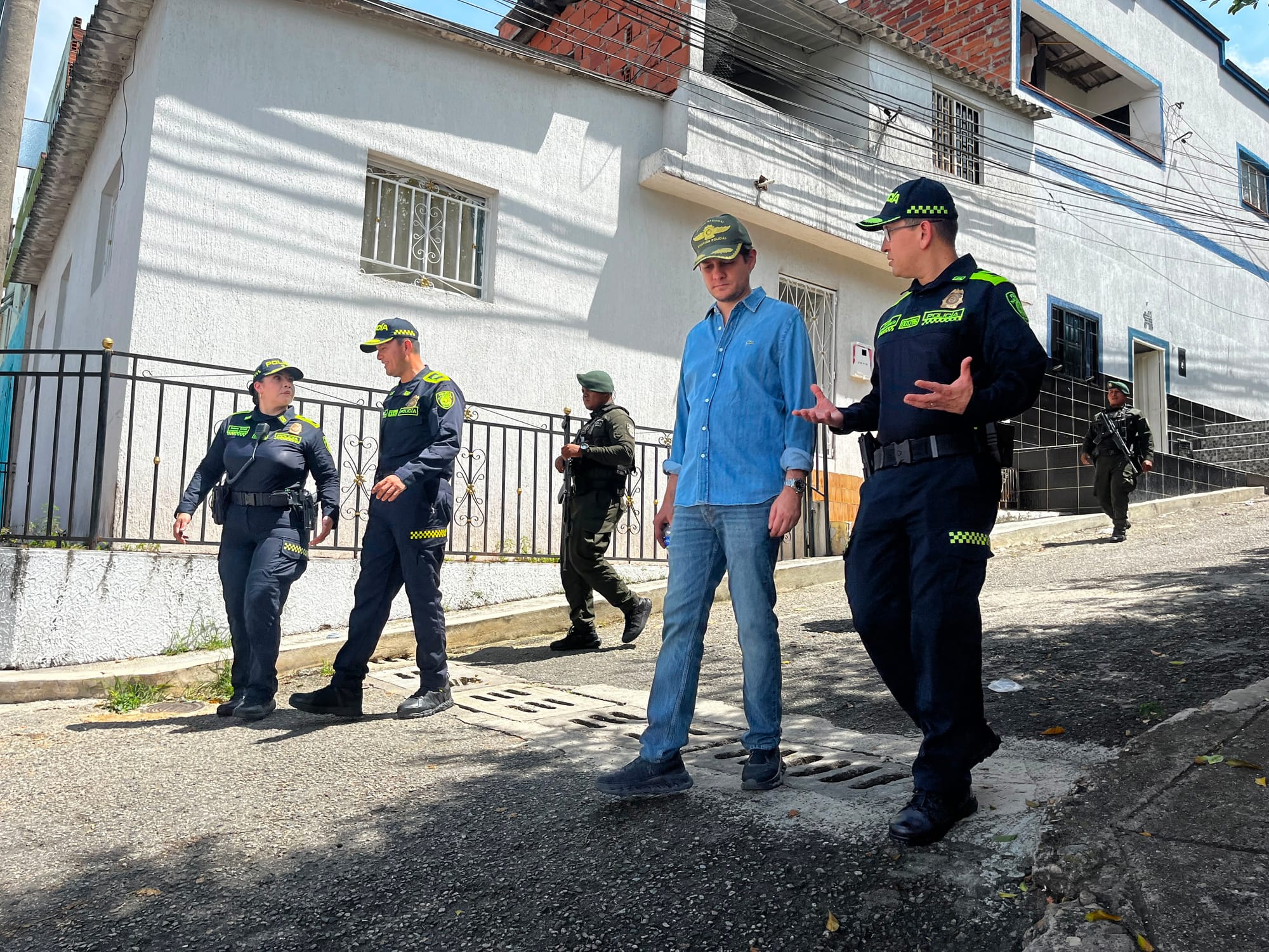 Toma de seguridad en los barrios de Bucaramanga