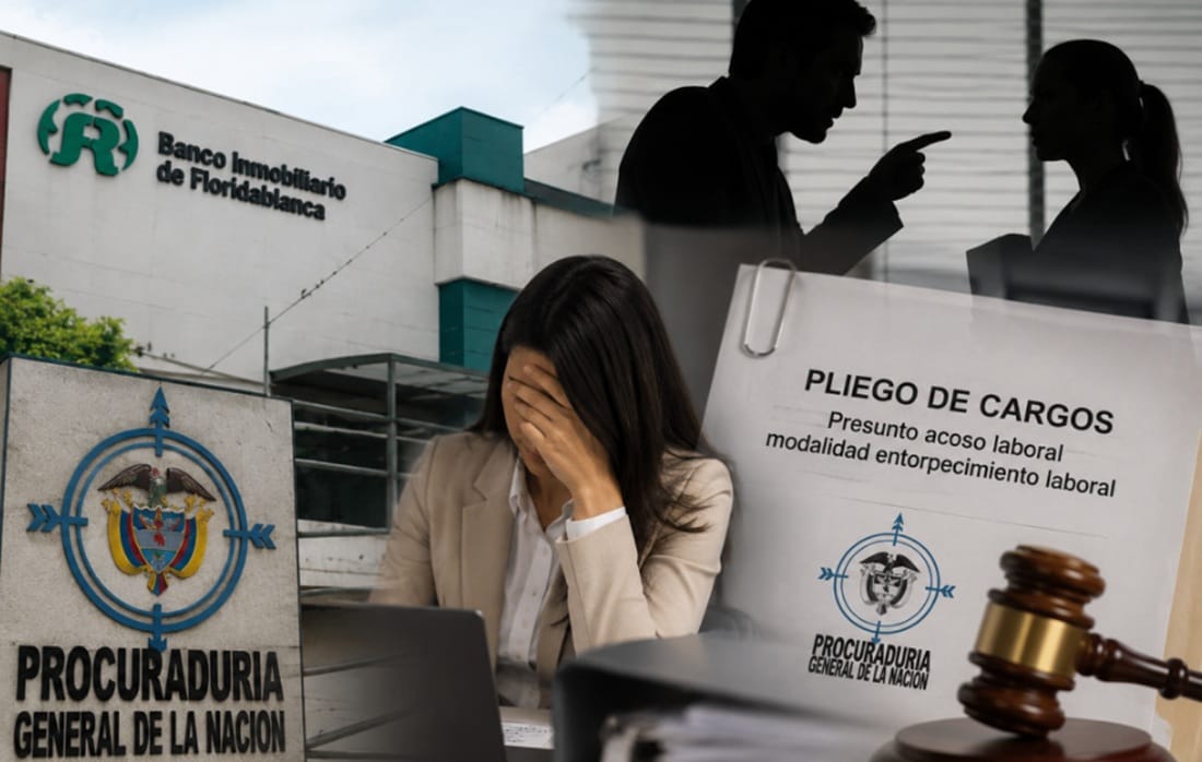Pliego de contra personal de un banco en Floridablanca por posible acoso laboral