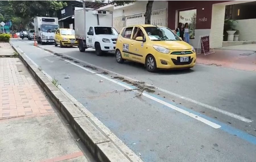 Anuncian sanciones para mal parqueados en las ciclorrutas de Bucaramanga